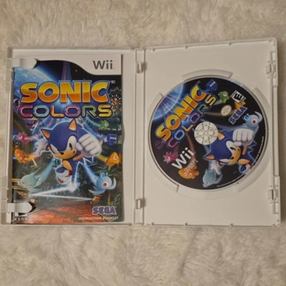 Sonic Colors (Nintendo Wii) - CIB Complete - Tested & Working